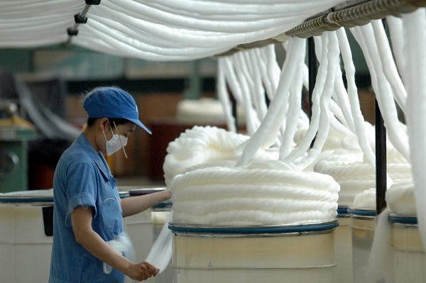 Fábrica de hilo en China.EFE/EyePress