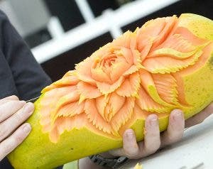 papaya y piña
