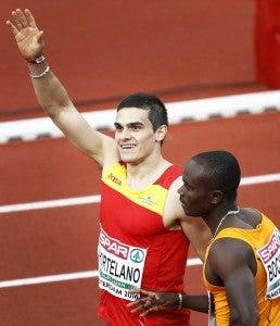 El español Bruno Hortelano en el Campeonato de Europa de atletismo. EFE/Koen Van Weel