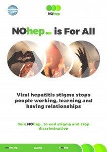  El 28 de julio es el día mundial de la hepatitis y se lanza NOhep (www.nohep.org), un movimiento que tiene como objetivo unir a las personas y ofrecer una plataforma para que se expresen, se comprometan y actúen y que la hepatitis viral esté eliminada para el año 2030. Foto cedida