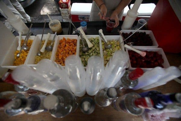 Frutas bebidas