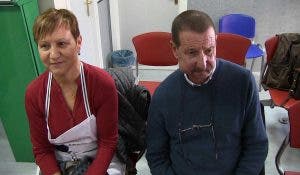 Amelia y Pablo, la una para el otro, cuidadora y paciente. 