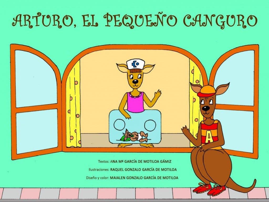 Portada del cuento "Arturo, el pequeño canguro".