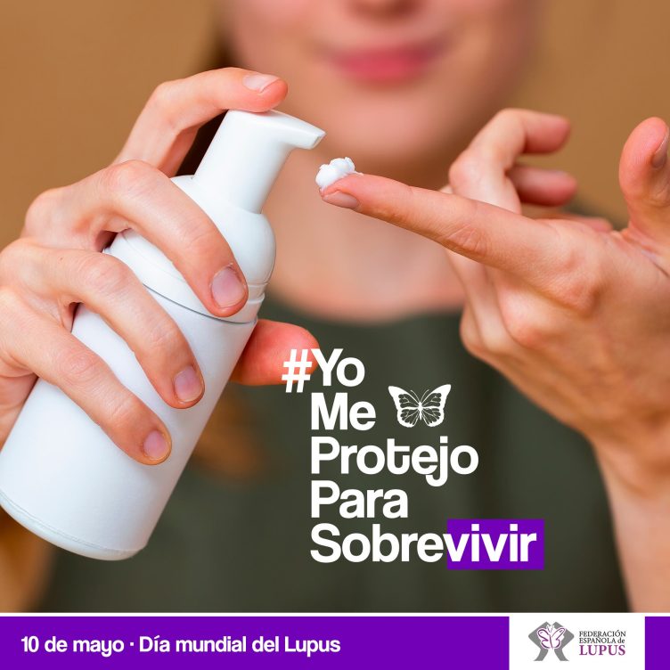 Lupus, FELUPUS, campaña, chica, crema solar, piel, dermatología
