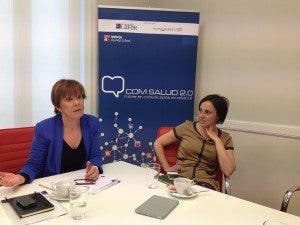 Las dos directoras del máster en la entrevista que hizo Efesalud. Efesalud.com