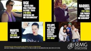 mujeres, covid persistente, presentación, síntomas, testimonios, declaraciones, semg