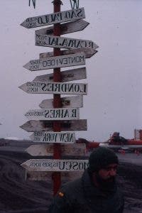 El capitán Guiote en Punta Arenas (Chile).