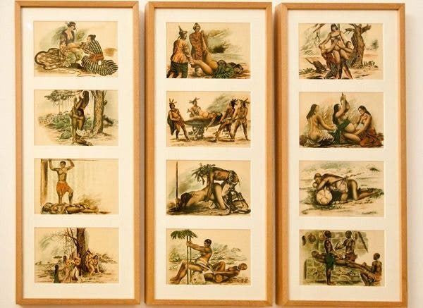 Imagen de la exposición temporal "Historia del parto"./ Cedida por la Real Academia Nacional de Medicina.