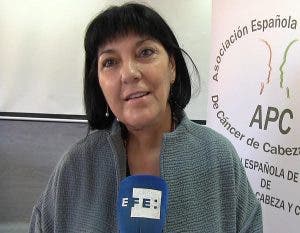 Paciente de cáncer de cabeza y cuello.