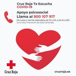 Llamadas, cruz roja, teléfono, te escucha, psicología, pandemia, efectos, trastornos, miedo, ansiedad, depresión, preocupación, conducta suicida