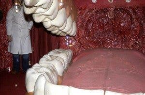 Escultura de una boca