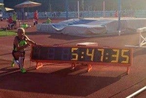 Atleta de 80 años