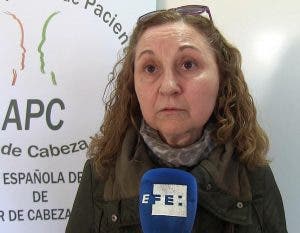 Paciente de cáncer de cabeza y cuello.