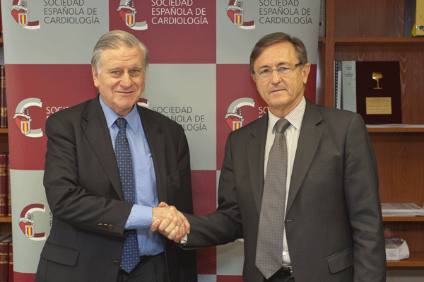 Valentín Fuster y Vicente Bertomeu