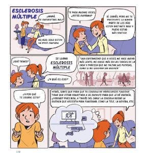 esclerosis multiple embarazo comic