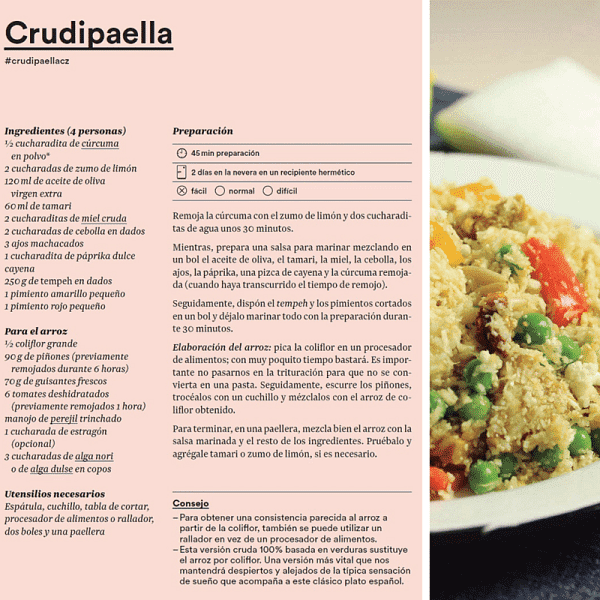 crudipaella receta, superfoods