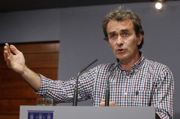 Fernando Simón en la rueda de prensa tras el comité especial del ébola. Efesalud.com