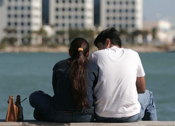 pareja a distancia