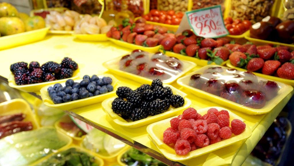 alimentación, saludable, pautas, frutas del bosque