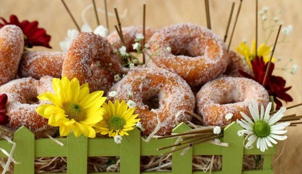Rosquillas de leche condensada