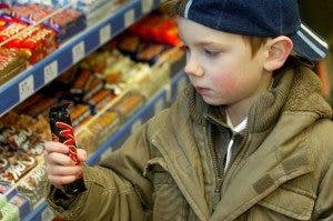 niño, dulces, alimentación