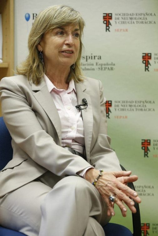 separ-tabaco-pilar de lucas La presidenta de SEPAR, Pilar de Lucas. Efesalud.com