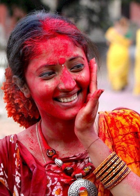 India, festival de colores. EFE/Piyal Adhikary.
