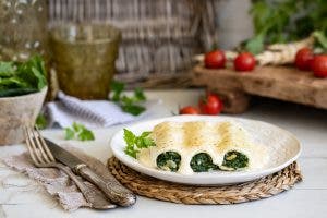 gastronomía, Barcelona, recetas, platos, tradicional, nutrición, alimentación, canelones, alternativa, innovación, espinacas