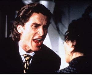 psicópata, Christian Bale, hombre, psicología, jefe, grito