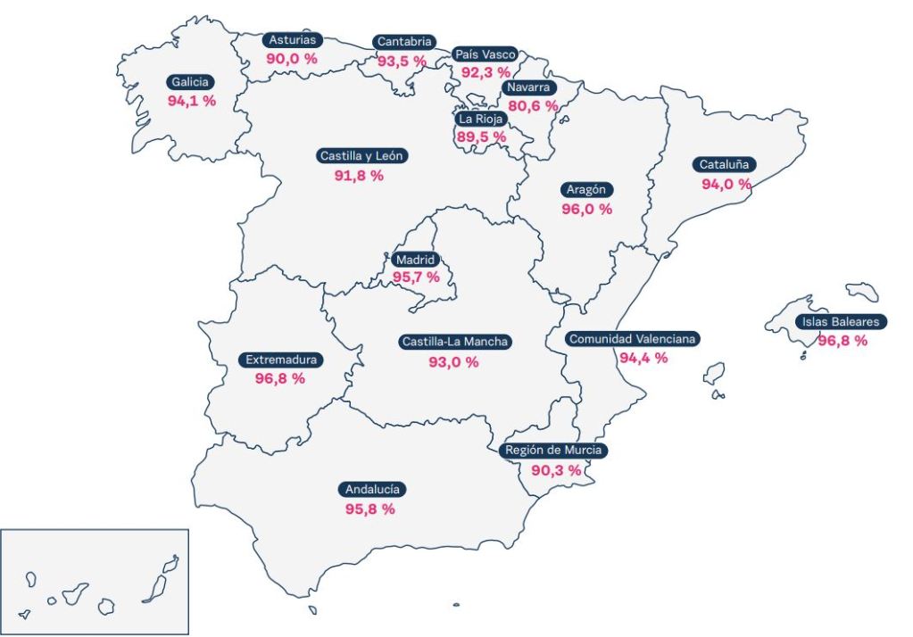 MAPA CCAA autodiagnóstico covid