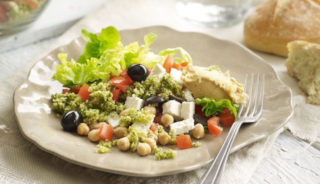 Proteínas vegetales menú verano