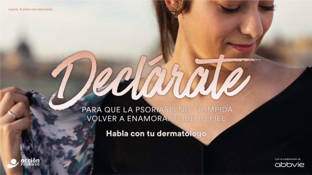 psoriasis, declárate, mujer, paciente