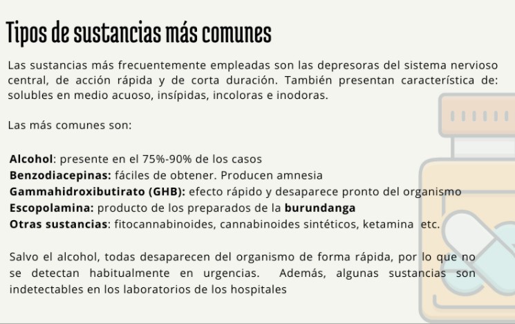 sumisión química pìnchazos