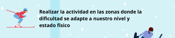 Infografía facilitada por SEMES, esquiar riesgos