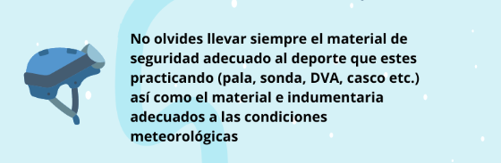 Infografía facilitada por SEMES, esquiar riesgos