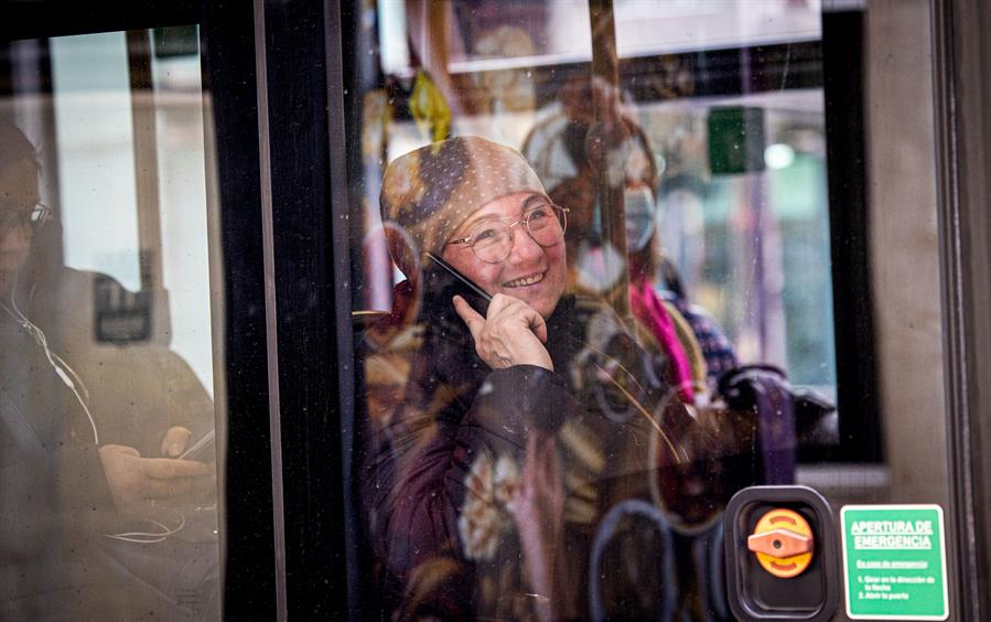 Transporte contagios