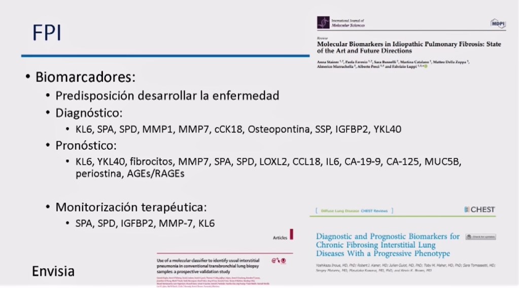 enfermedades intersticiales pulmonares: fibrosis