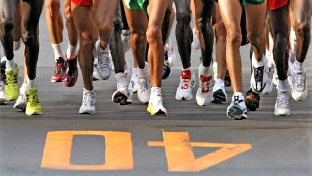 Corredores de maratón.