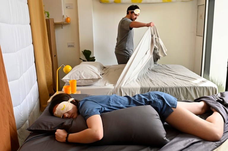 siesta en vacaciones. instrucciones